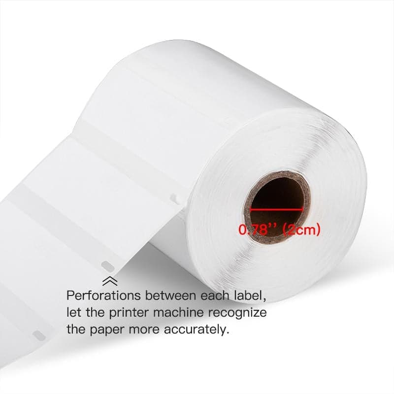 3 1/2" × 1 1/8" Thermal Direct Shipping Barcode Label (1050 Labels) - Phomemo