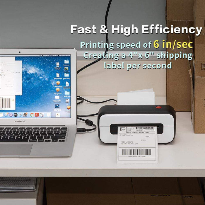 PM-246S Direct Thermal High Speed 4×6 Label Printer丨White