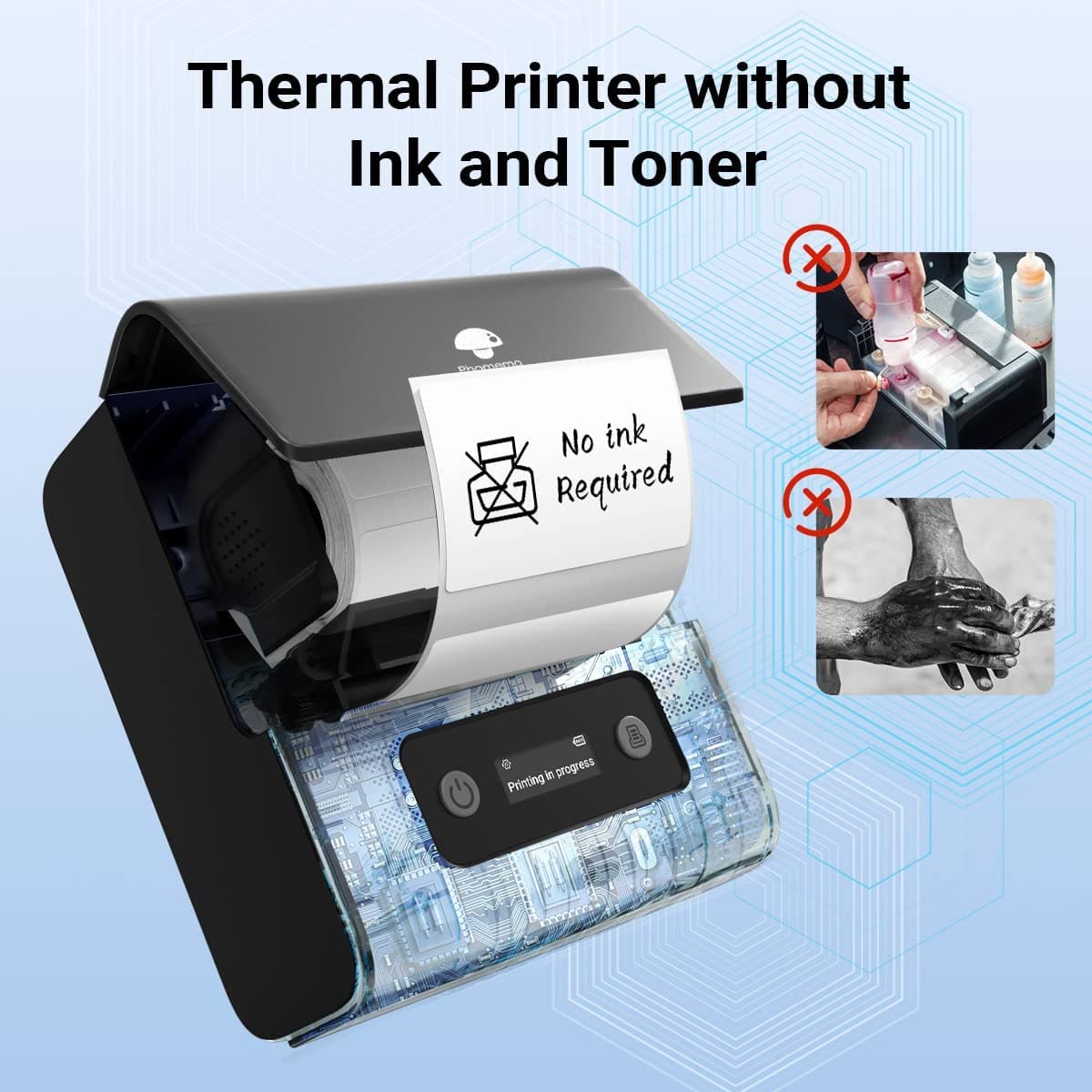 M221 Label Maker Bluetooth Thermal Printer - Phomemo