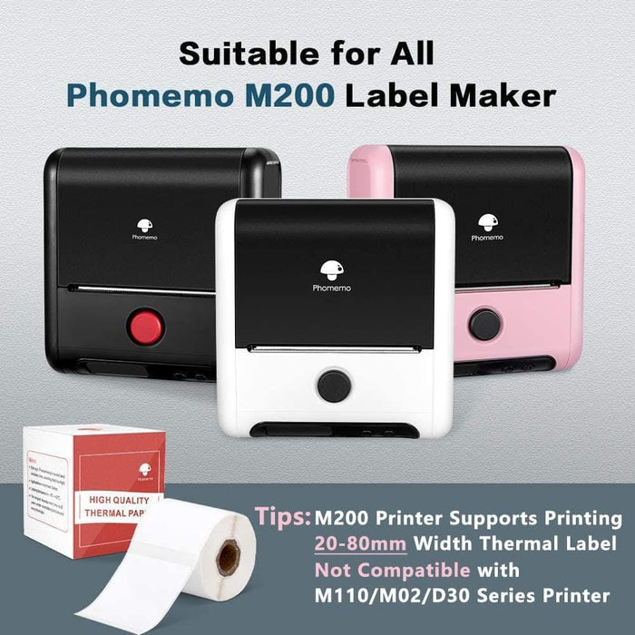 <transcy>Transparentes 40*40mm rundes selbstklebendes Thermoetikett für M200 Etikettendrucker - 180 Etiketten/Rolle</transcy>