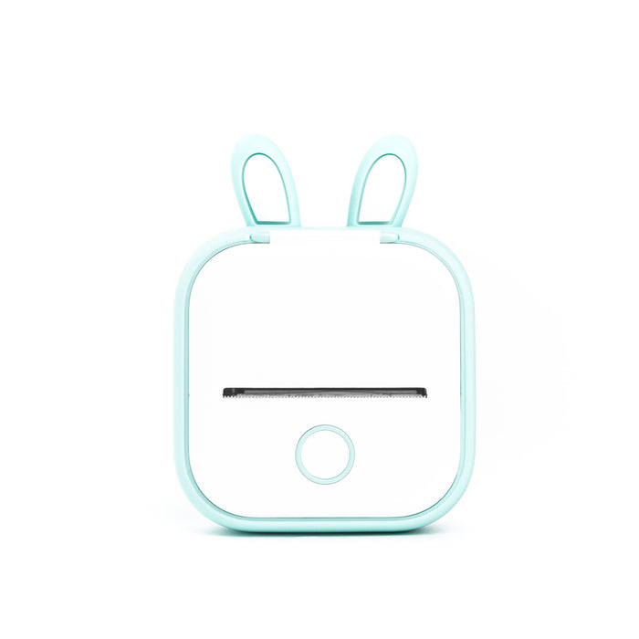T02 Mini Pocket Thermal Printer Rabbit Ears Protective Cover | Cyan