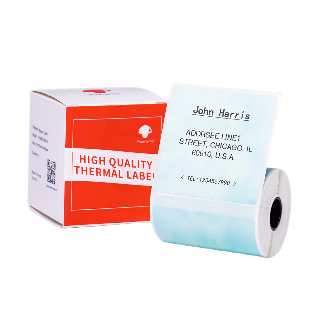 Phomemo Square Colorful 50 x 50mm Sticker Label for M110/M120/M200/M22