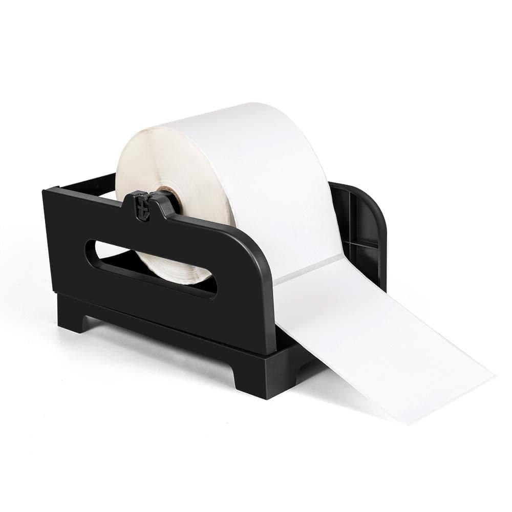 Casewin Thermal Label Holder, for Rolls and Fan-Fold Labels, Plastic, Work  with Desktop Label Printer for Office and Home, Label Stand, Sticker Roll  Holder 