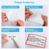 Phomemo 50×80mm Rainbow Frame White Thermal Label For M110/M120/M150/M200/M220/M221 - 1 Roll - Phomemo